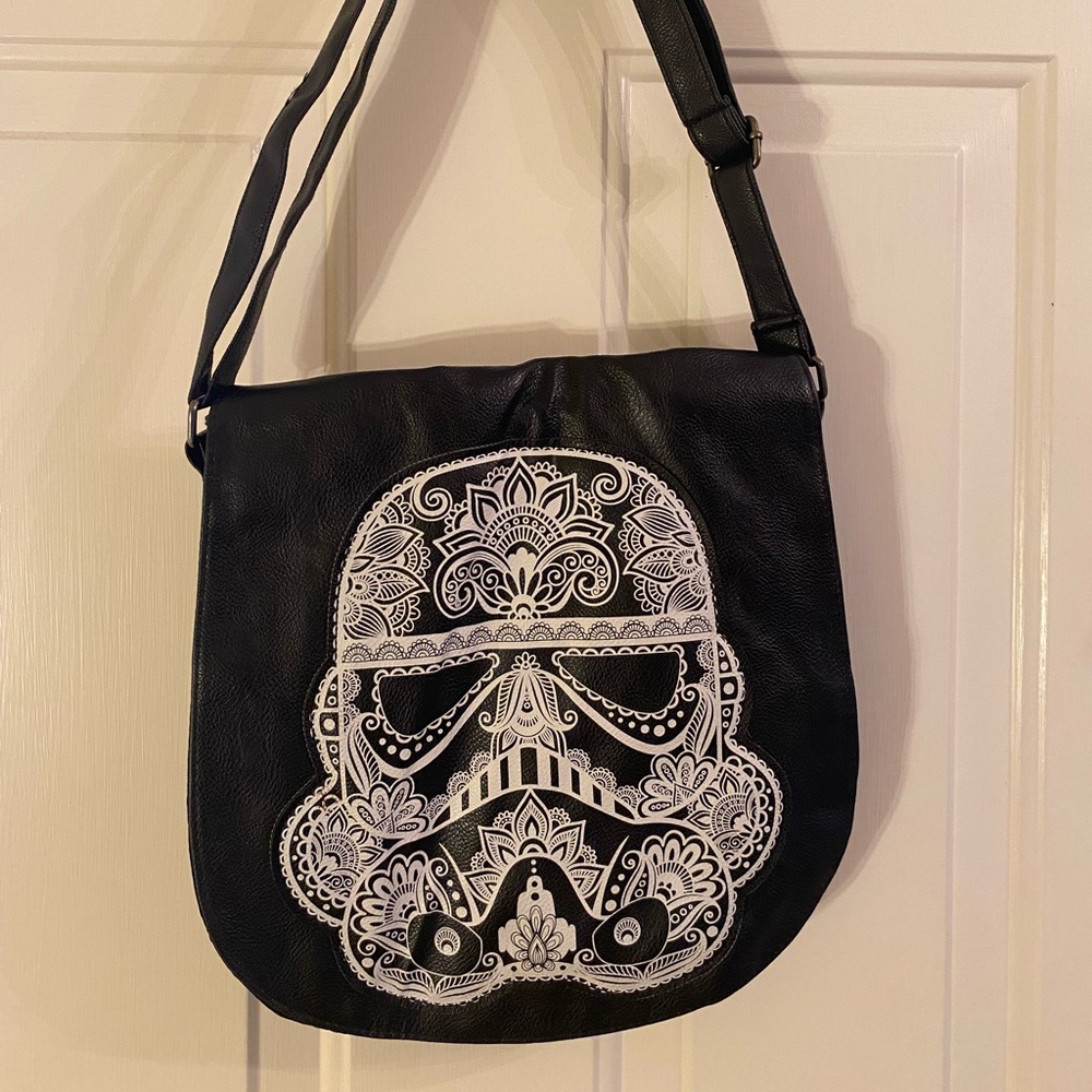Star Wars Loungefly Saddle Bag Sugar Skull Stormtrooper Purse Messenger